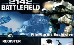 Battlefield 2142 Beta Flash Ads