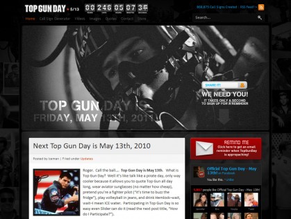 Creators of Top Gun Day